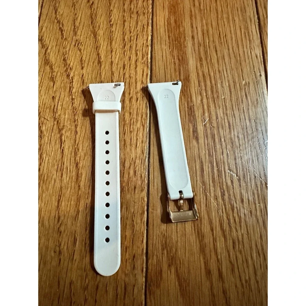 ECSiNG Silicone Watch Strap Compatible with Polar size 22 Fitness Tracker Adjust